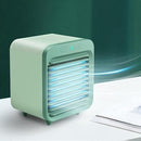 Portable USB Rechargeable Mini Air Conditioner– 3 Speeds Low Noise Cooling Fan for Home Office & Travel