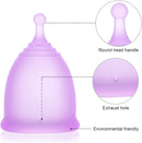 Silicone Menstrual Cup Set with Portable Sterilizer Box – Hygienic Reusable and Travel-Friendly