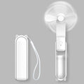 3-In-1 Rechargeable Portable Fan with Powerbank - Desk Outdoor and Indoor Use