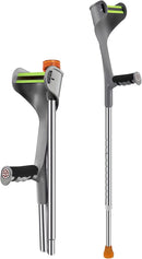 Lightweight Folding Forearm Crutches – Height Adjustable with Ergonomic Handle & Non-Slip Base