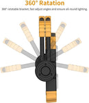 Rechargeable LED Work Light – 360° Rotating Waterproof Floodlight & Power Bank