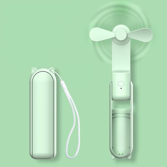 3-In-1 Rechargeable Portable Fan with Powerbank - Desk Outdoor and Indoor Use
