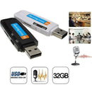 Spy USB Drive - 32GB Audio Voice Recorder