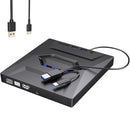 7-in-1 External DVD Player – Portable CD/DVD RW Writer with High-Speed Data Transfer
