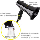 Portable Handheld Megaphone with Siren – 30W Loud Bullhorn Speaker with Folding Handle