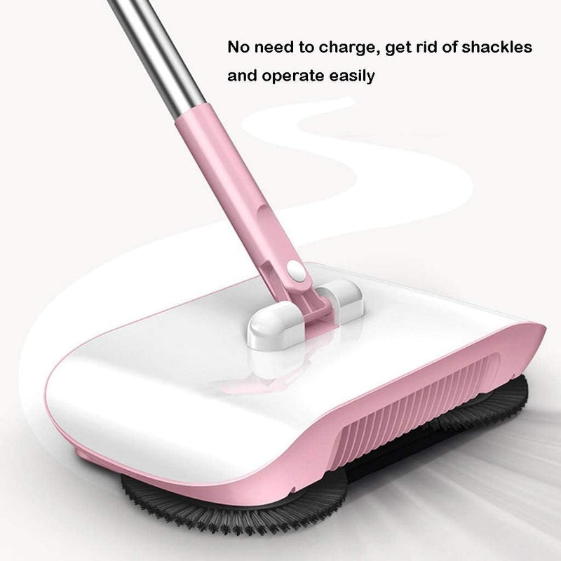 3-in-1 Hand Push Sweeper – Rotating Floor Mop & Duster for Home and Kitchen