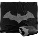 Batman Hush Logo Super Soft Throw Blanket – Silky Touch Front & Sherpa Back