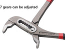 Adjustable Water Pump Pliers 12 Inch – Tongue & Groove Nickel-Plated with Non-Slip Handle