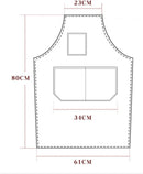 Heavy Duty Work Apron – Waterproof Canvas with Tool Pockets