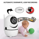 HD Night Vision Baby Monitor - 360° Rotation & Motion Detection