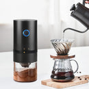 Portable Electric Burr Coffee Grinder – USB Rechargeable Ceramic Blade Adjustable Settings