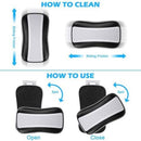 Magnetic Aquarium Glass Cleaner – Floating Brush with Scraper (6–10mm Glass)
