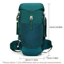 Large Water-Resistant Hiking Backpack – 40L Travel Rucksack & Daypack for Camping and Outdoors