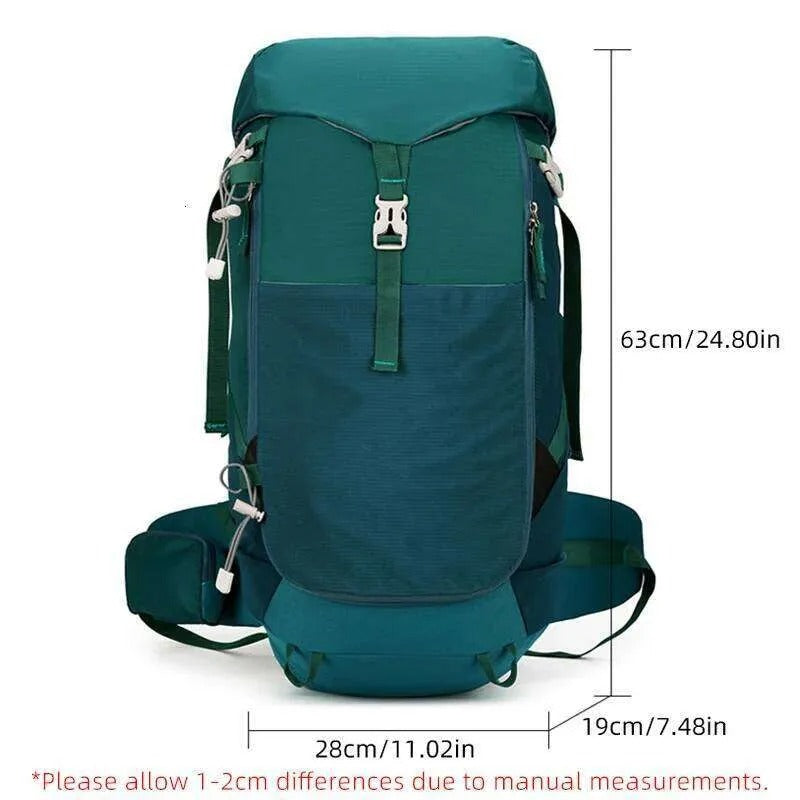 Large Water-Resistant Hiking Backpack – 40L Travel Rucksack & Daypack for Camping and Outdoors