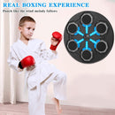 Smart Music Boxing Machine – Wall-Mounted Bluetooth Trainer with Gloves