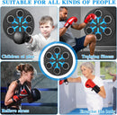 Smart Music Boxing Machine – Wall-Mounted Bluetooth Trainer with Gloves