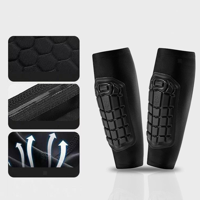 Impact Protection Leg Sleeves – Breathable Football Shin Pads