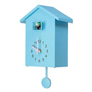Cuckoo Clock with Pendulum – Battery-Powered Cuckoo Sound for Living Room Décor