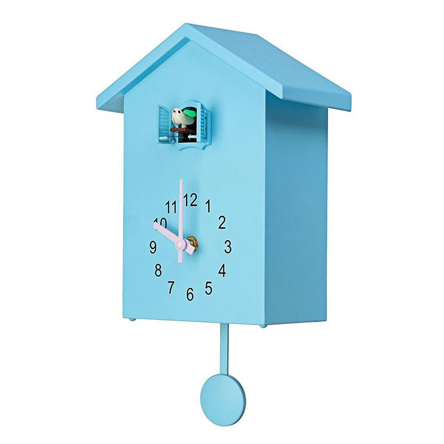 Cuckoo Clock with Pendulum – Battery-Powered Cuckoo Sound for Living Room Décor