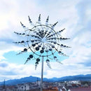 Metal Garden Windmill Spinner – Kinetic Yard Art for Outdoor Lawn & Patio Decor