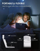 Rechargeable LED Book Light – USB Clip-On Lamp for Bookmark  Reading Desk & Travel