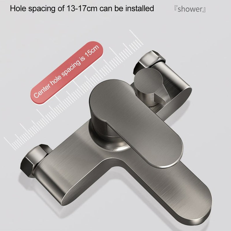 Modern Shower Faucet Set – Copper Bathroom Mixer Tap with Shower Head