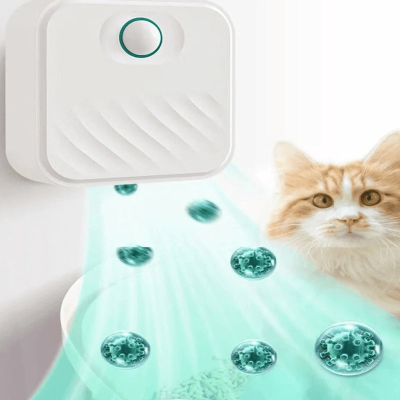 Smart Cat Litter Box Deodoriser – Rechargeable Pet Odour Air Purifier
