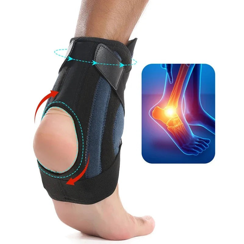Adjustable Ankle Support Brace – Foot Joint Protector Sprain Recovery & Rehabilitation