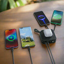TravelBank 5-in-1 Wall Charger with Wireless Charging Pad and Power Bank