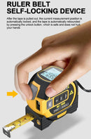 3-in-1 Laser Tape Measure – 60m Laser Rangefinder