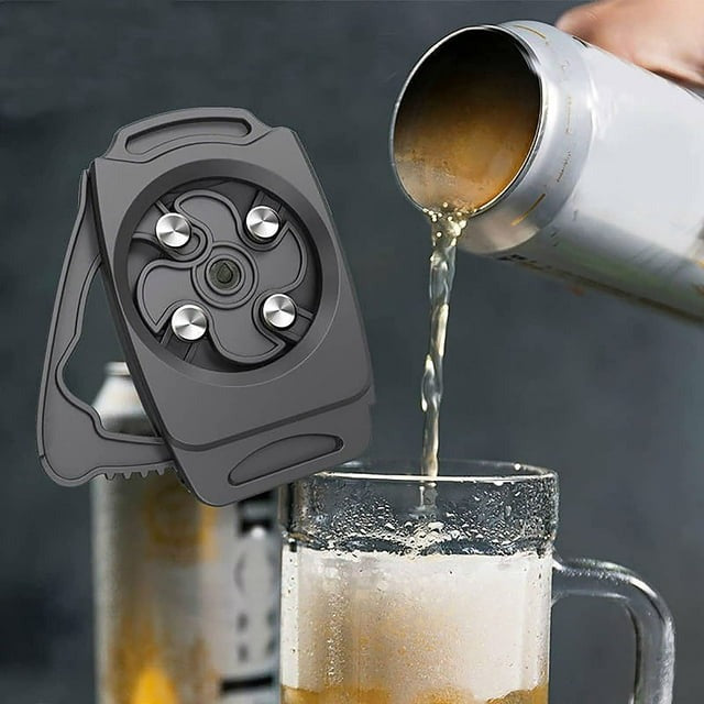 Beer & Soda Can Opener – Manual Top Cutter for Kitchen Bar & Portable Use