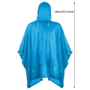 Adult EVA Waterproof Rain Poncho – Durable Cloak with Side Buckle