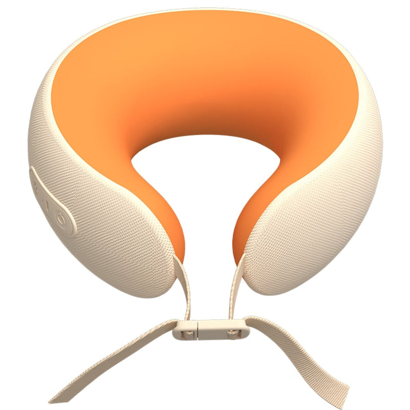 Rechargeable U-Shape Memory Foam Neck Massager – Heated Kneading Pillow for Pain Relief