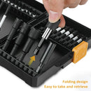 Drill Bit Set 24 pcs with Screwdriver– Titanium Coated for Metal Wood & Plastic with Toolbox Case