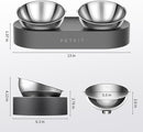 Dog & Cat Bowl with Elevated Stand - Stainless Steel & Easy to Clean