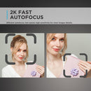 2K Webcam for PC – Adjustable FOV Zoom Privacy Cover USB Plug & Play