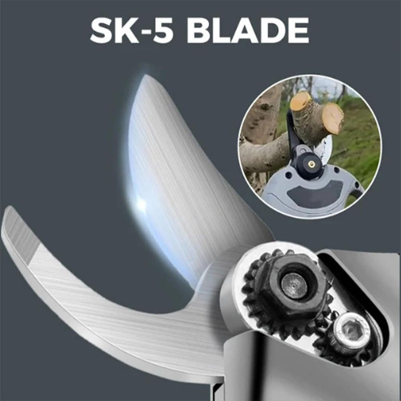 Electric Garden Pruning Shears – Brushless Cordless Secateurs with Battery & Charger