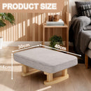 Modern Footstool – Pouffe with Removable Padded Seat Comfortable Foot Rest