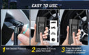 Rechargeable Electric pump - 6000 mah  Portable Air Compressor Inflator For Cars Motorcycle and Bicycles
