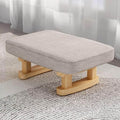 Modern Footstool – Pouffe with Removable Padded Seat Comfortable Foot Rest