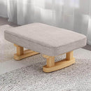 Modern Footstool – Pouffe with Removable Padded Seat Comfortable Foot Rest