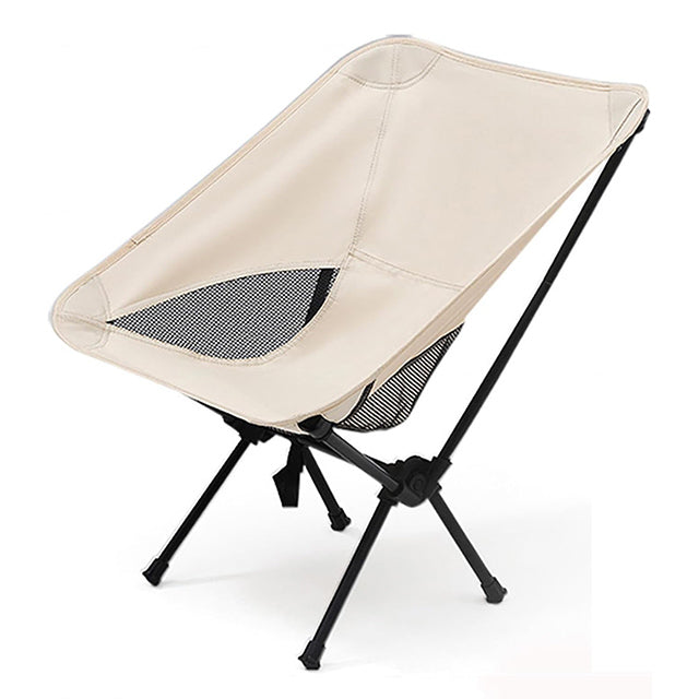 Portable Folding Camping Chair – Lightweight Mesh Outdoor Chair with Padded Seat & Back