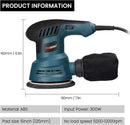 300W Orbital Sander – 6-Speed with Dust Box 125mm for Sanding & Polishing