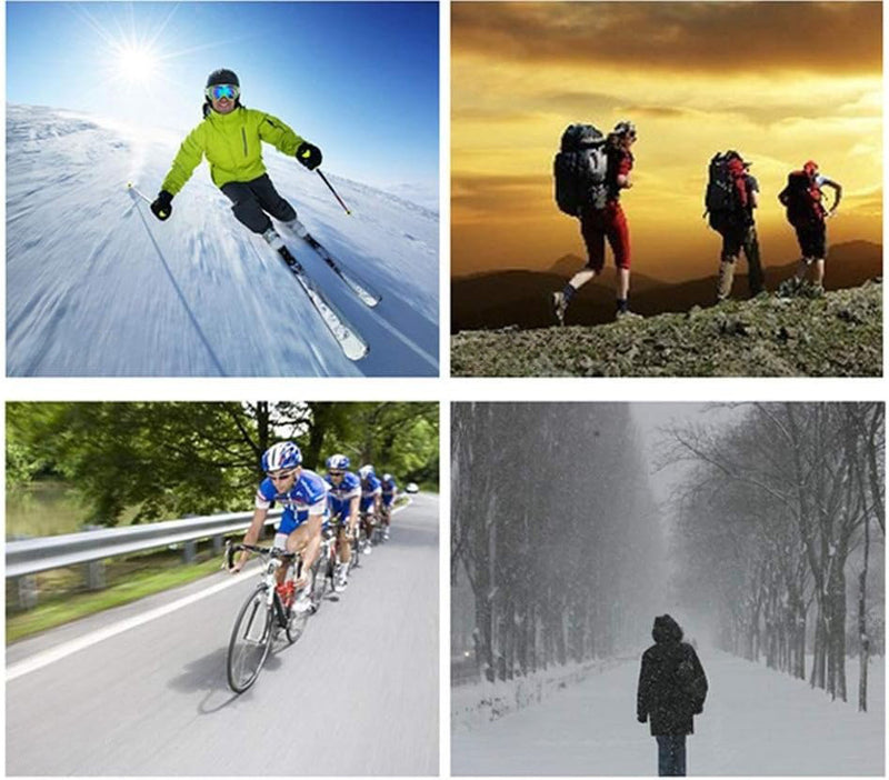 Professional Ski Goggles – Anti-Fog Double-Layer Snowboard Goggles with UV Protection