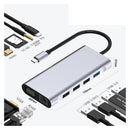 USB-C Docking Station 10-in-1 – Dual Monitor HDMI VGA RJ45 Ethernet USB Ports