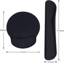 Memory Foam Wrist Rest Set – Keyboard & Mouse Pad Support