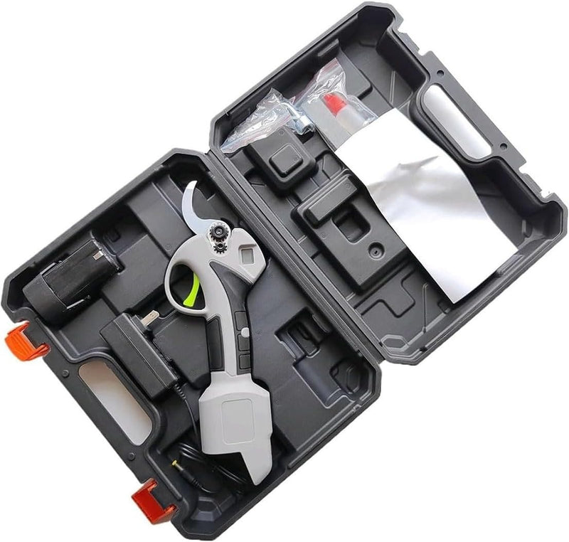 Electric Garden Pruning Shears – Brushless Cordless Secateurs with Battery & Charger