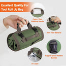 Heavy Duty Roll Up Tool Bag – Portable Multi-Compartment Tool Organiser