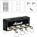 Guitar Amp Key Holder – Wall-Mounted Key Rack with 4 Guitar Plug Keychains