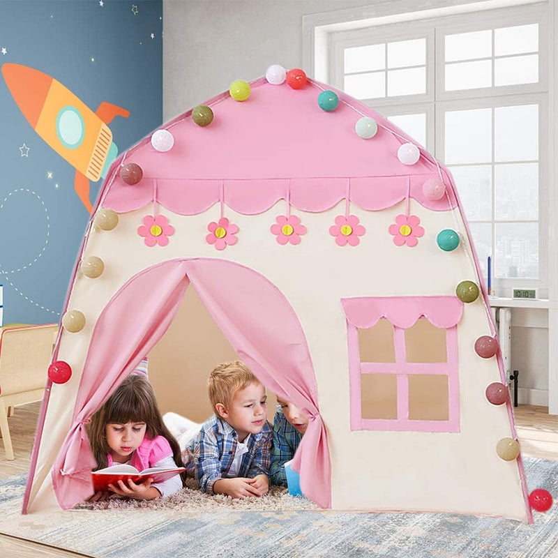 Foldable Castle Play Tent – Kids Indoor & Outdoor Large Playhouse